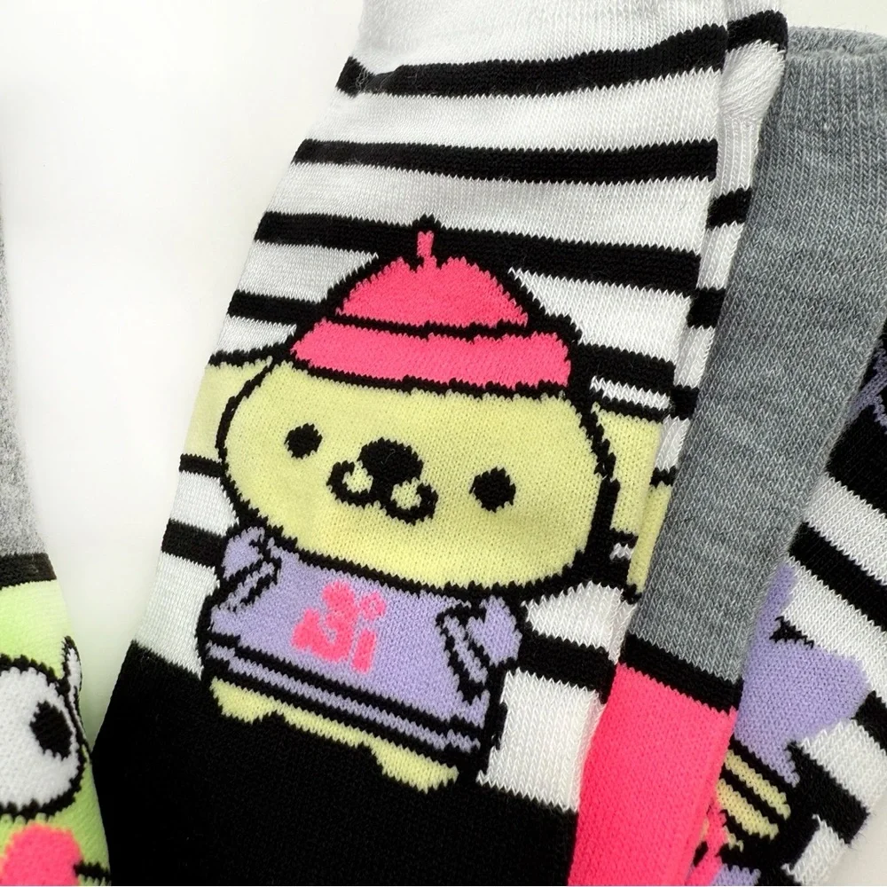 Hello Kitty Womens No Show Socks My Melody Keroppi Pompompurin Badtz Maru Gift